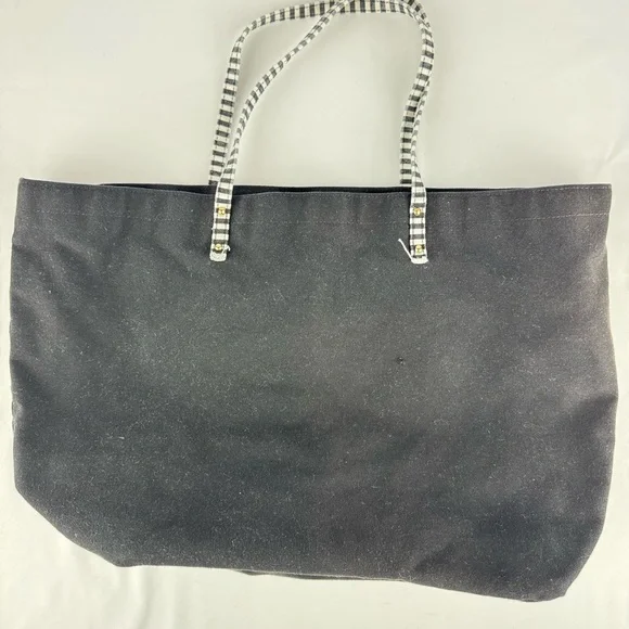 Victoria’s Secret Black and Pink Tote Bag - Picture 2 of 4